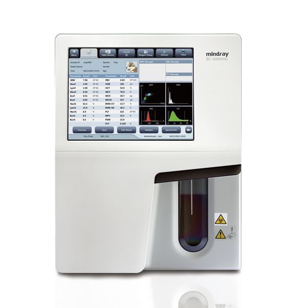 BC-5000 Vet &ndash; 5-DIFF automatic haematology analyser, Mindray